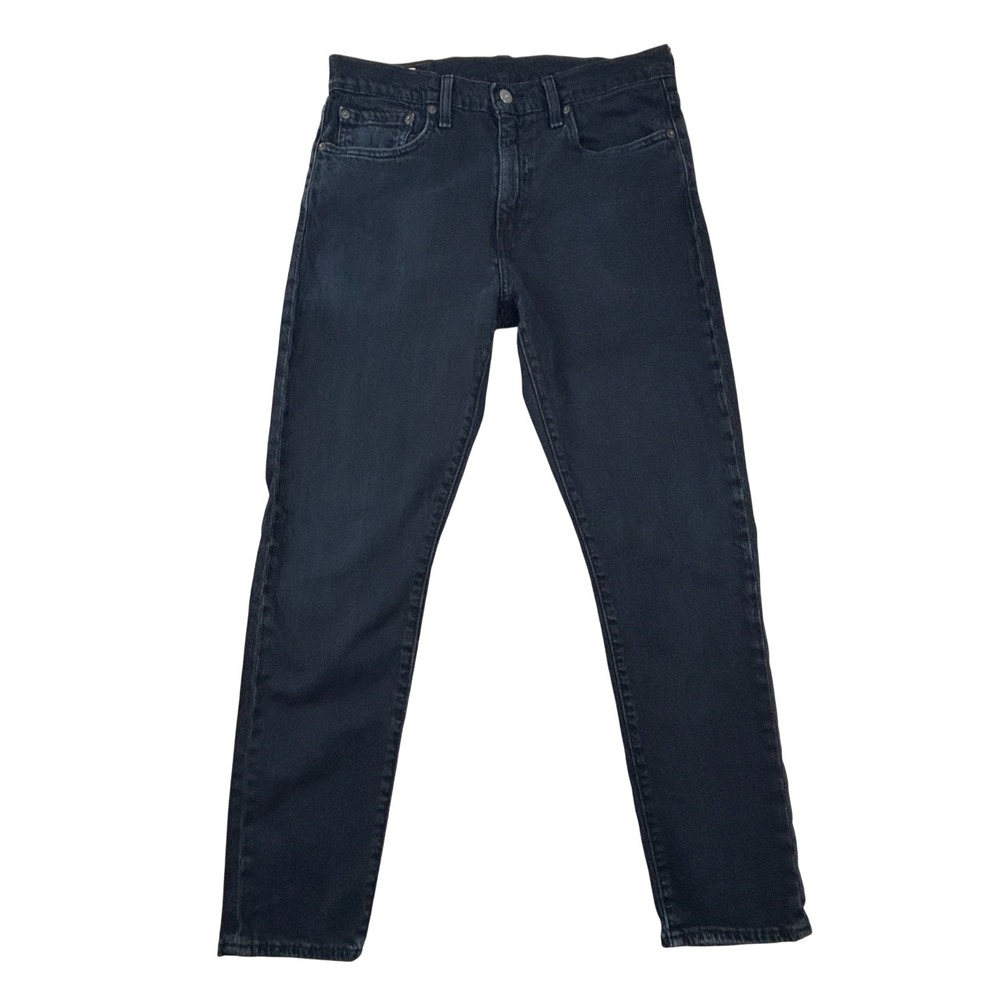 Levi's Premium 512 Slim Taper Jeans Mens 33x30* Dark Blue Wash Stretch Zip Fly